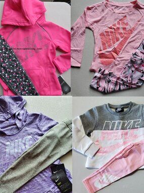Nike Girls 3T - Dri-fit Leggings w/ Long sleeve tops ~ Sweatshirts